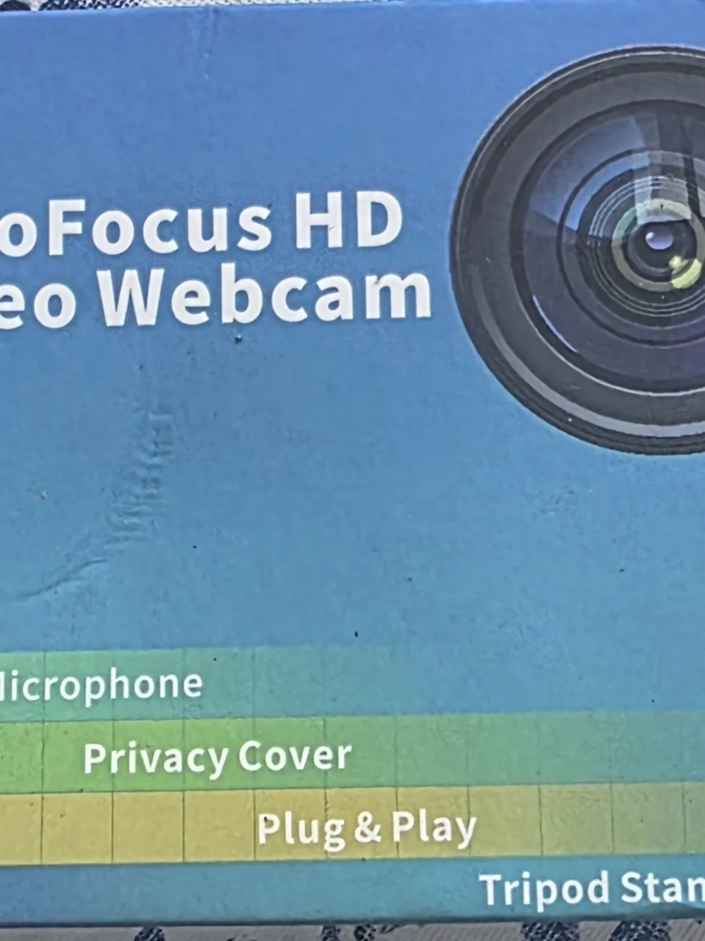 ProFocus HD Video Webcam with Privacy Cover - Blue/Green